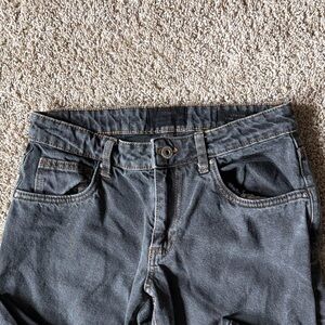 Stylish Gray black cotton on Denim Jeans